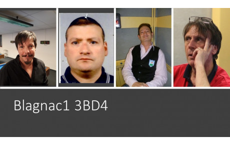 1/2 Finale 3 Bandes Division 4 par équipe: Blagnac1 finit première 