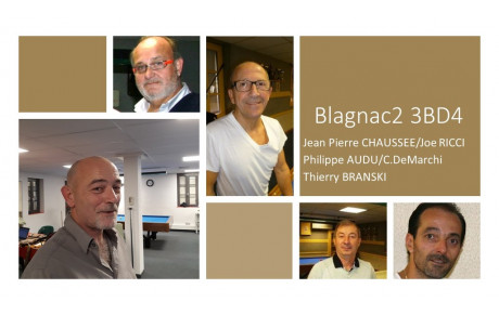 La seconde équipe de 3BD4 ne s'est pas qualifiée pour la finale de Ligue de Div 4